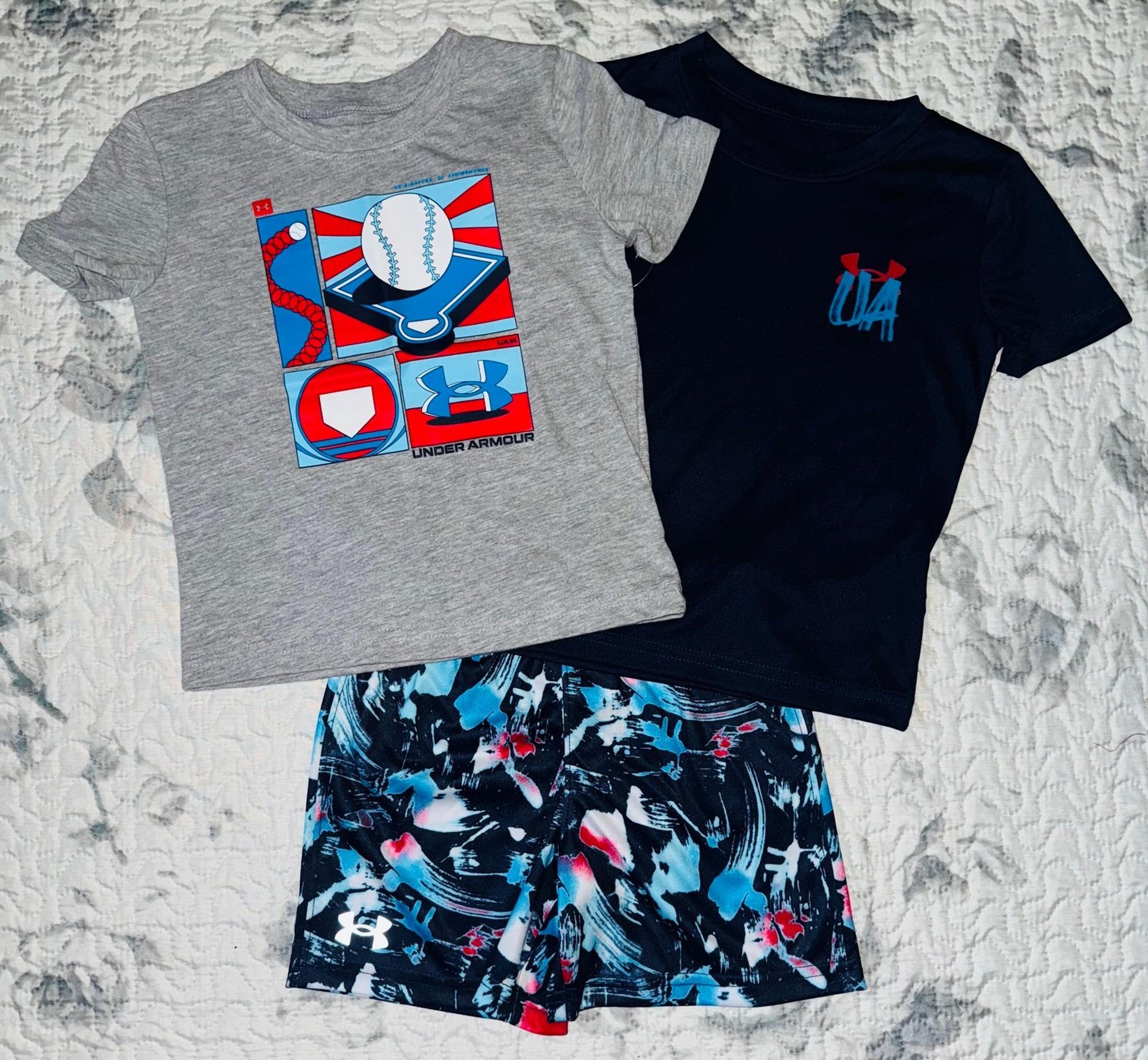Toddler Boys (3pc) Under Armour Baseball Bundle Sz/ 2T