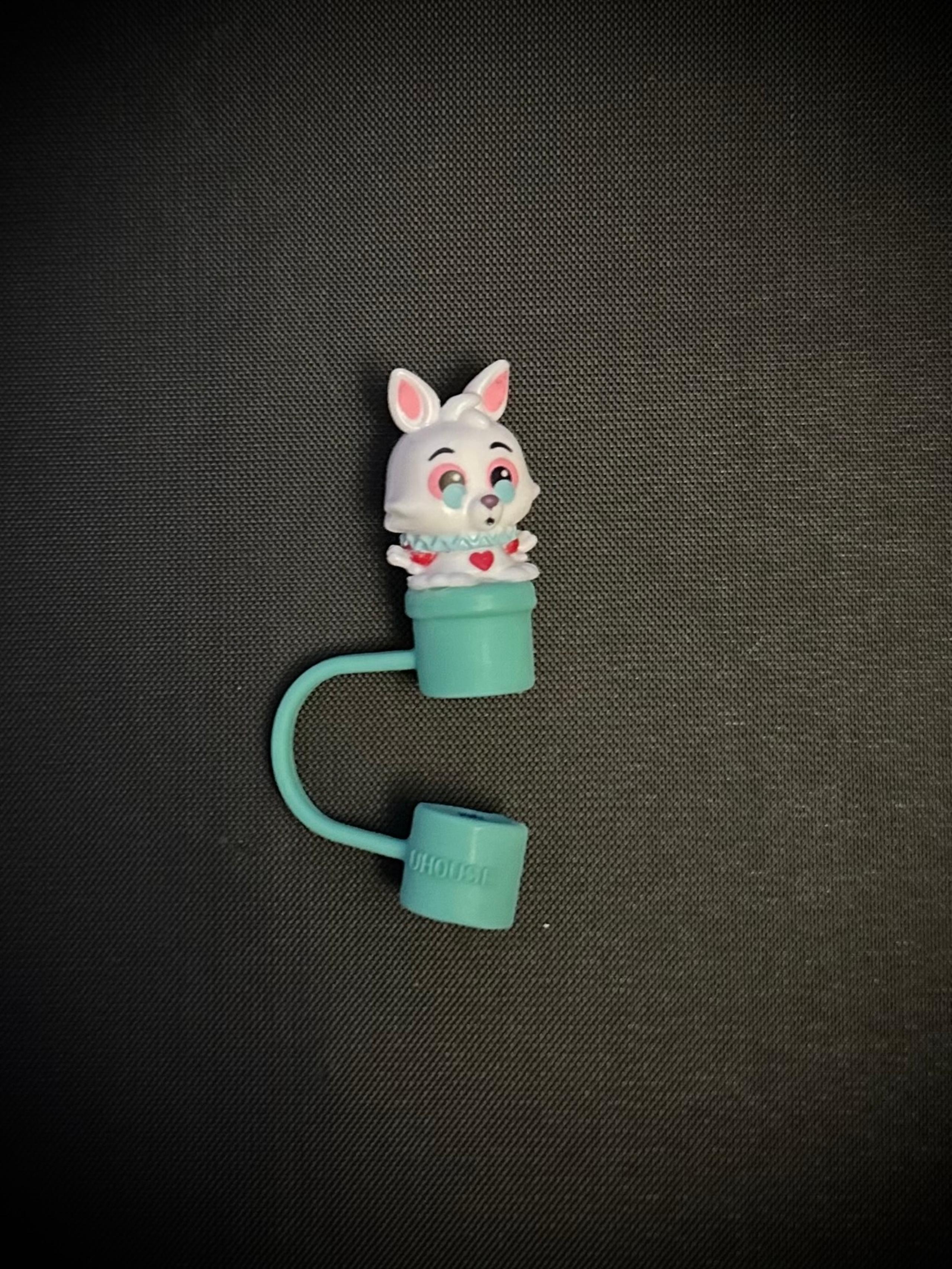 10mm White Rabbit Straw Topper