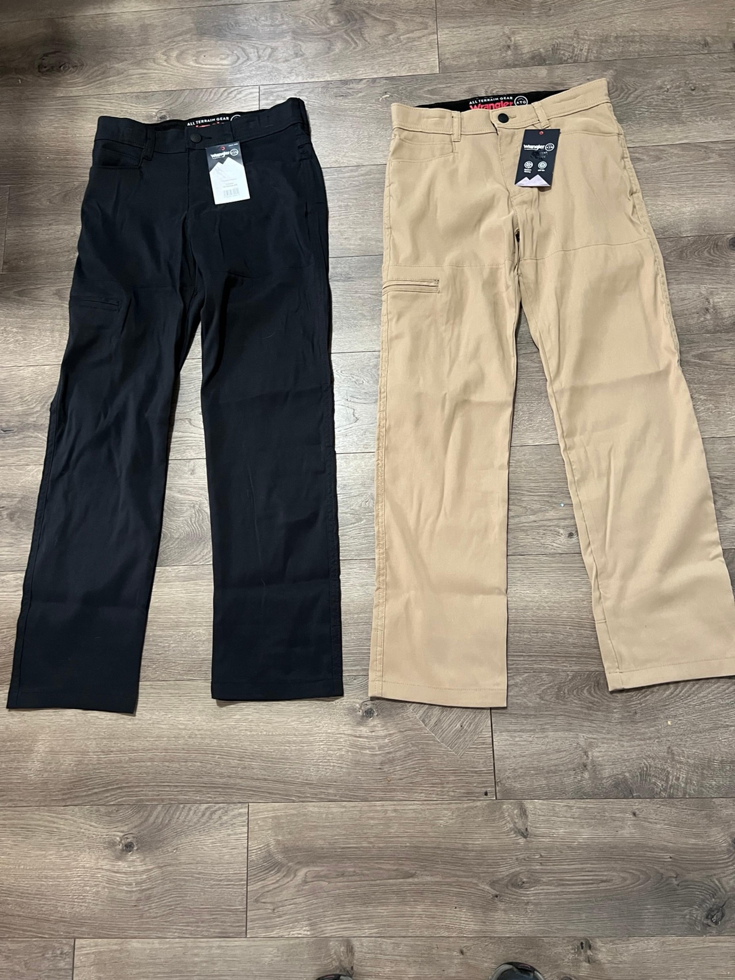 2 Pairs Wrangler All Terrain Utility Pants Size 12 New