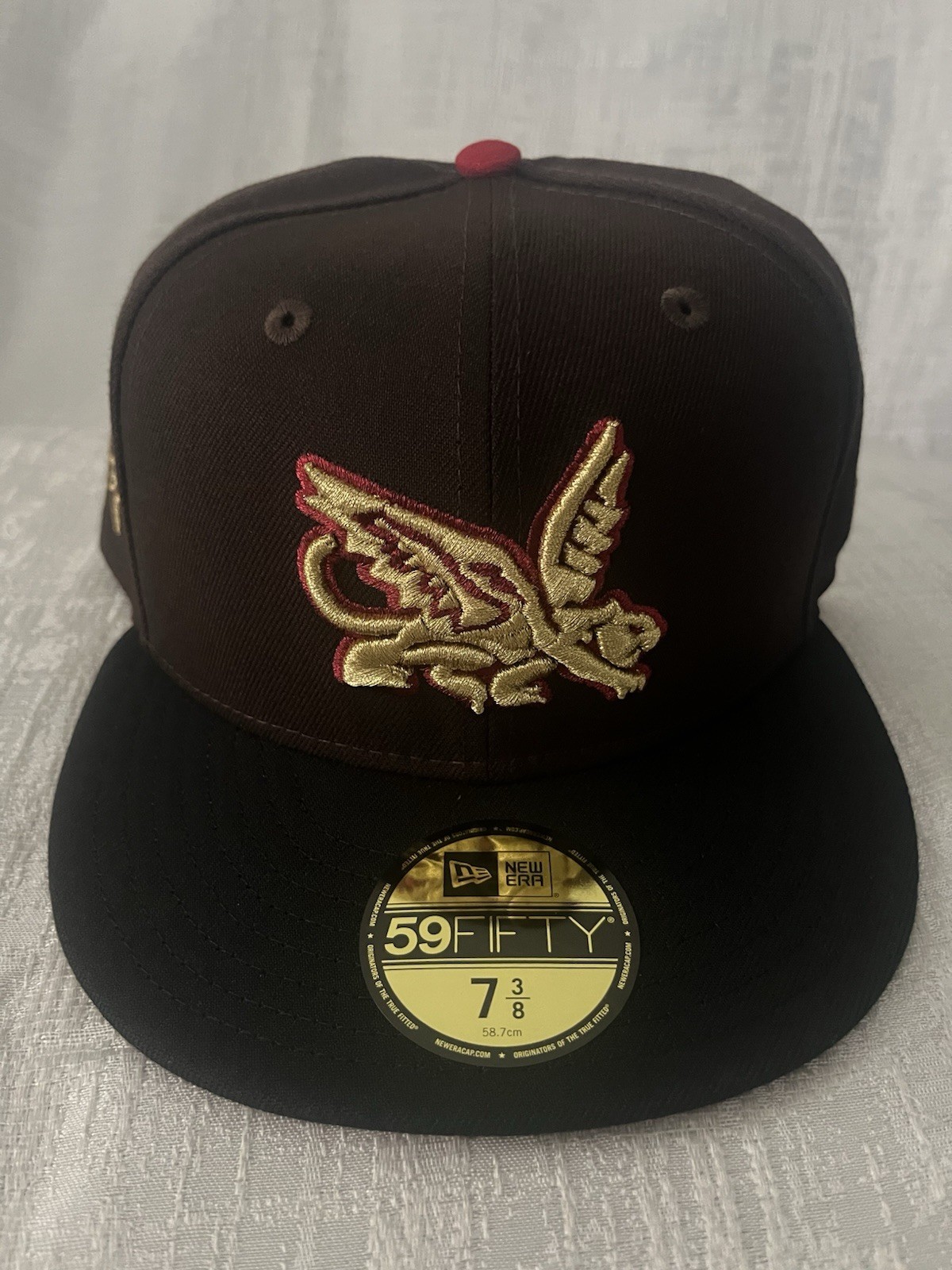 New Era Texas Rangers City Connect Peagle Alt 59Fifty 5950 7 3/8 Brown Hat Cap