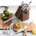 8 piece Knife Block Set -Cangshan Rainier Series German Steel Forged