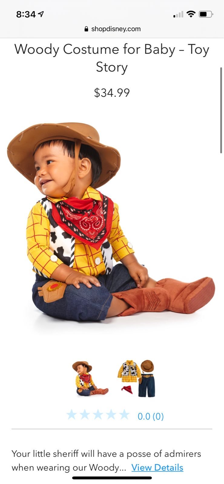 Woody Costume