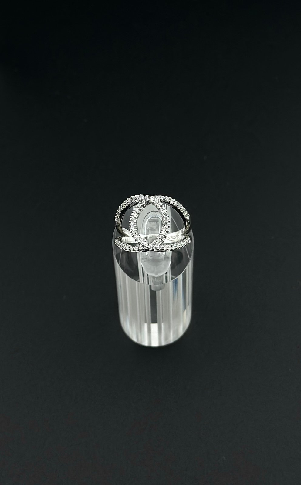 Alliance Ring Size 8 Touchstone Crystal by Swarovski