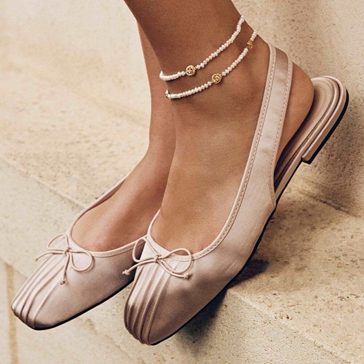 ZARA Rounded Toe Slingbacks NWT (US 8)