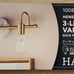 HAMPTON BAY, HENSLEY 3-LIGHT VANITY FIXTURE GOLD FINISH