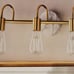 HAMPTON BAY, HENSLEY 3-LIGHT VANITY FIXTURE GOLD FINISH