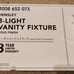 HAMPTON BAY, HENSLEY 3-LIGHT VANITY FIXTURE GOLD FINISH