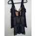 For Love and Lemons Black Lace Dress Cold Shoulder Long Sleeve 265 Retail (o)