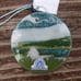 Fair Trade Glass Christmas Ornament - Vista House Columbia River Gorge Oregon