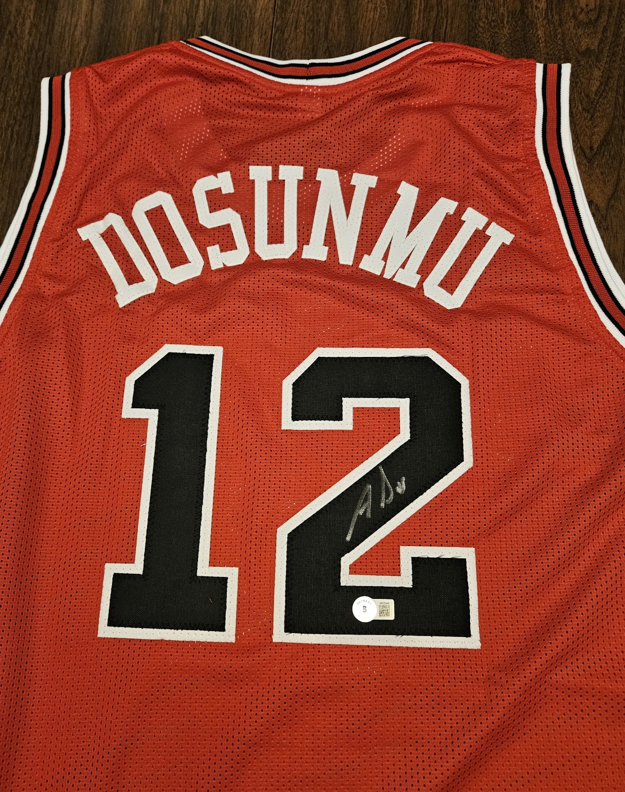 Ayo Dosunmu Autographed Custom Chicago Bulls Jersey