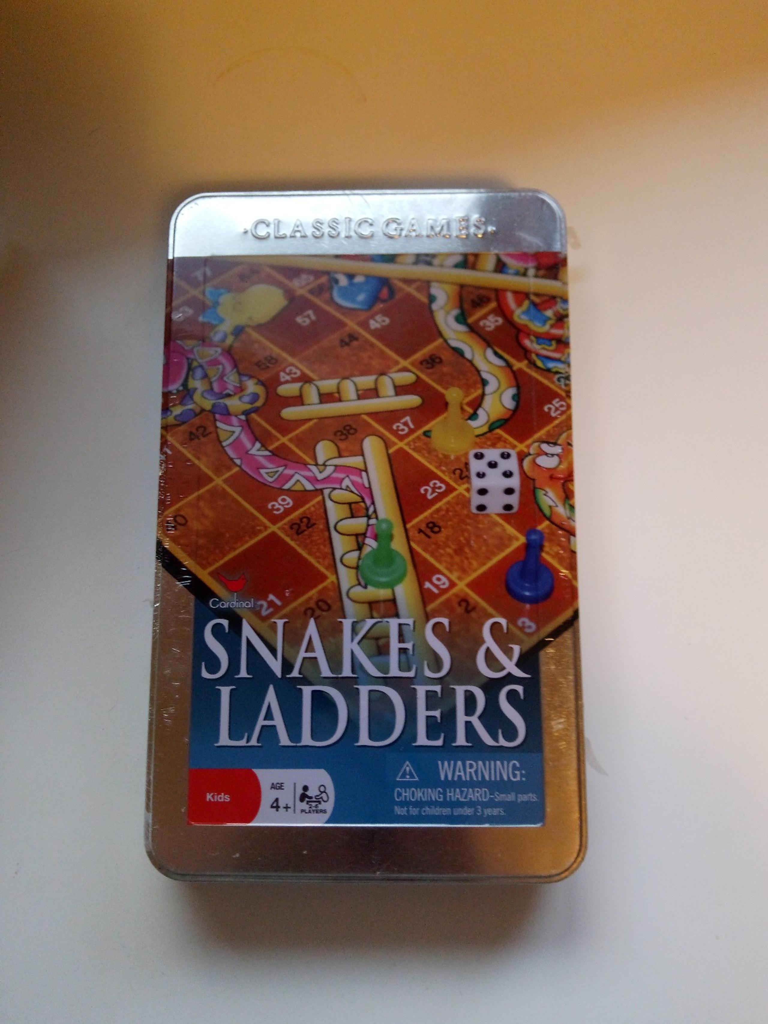 Snakes and ladders board game