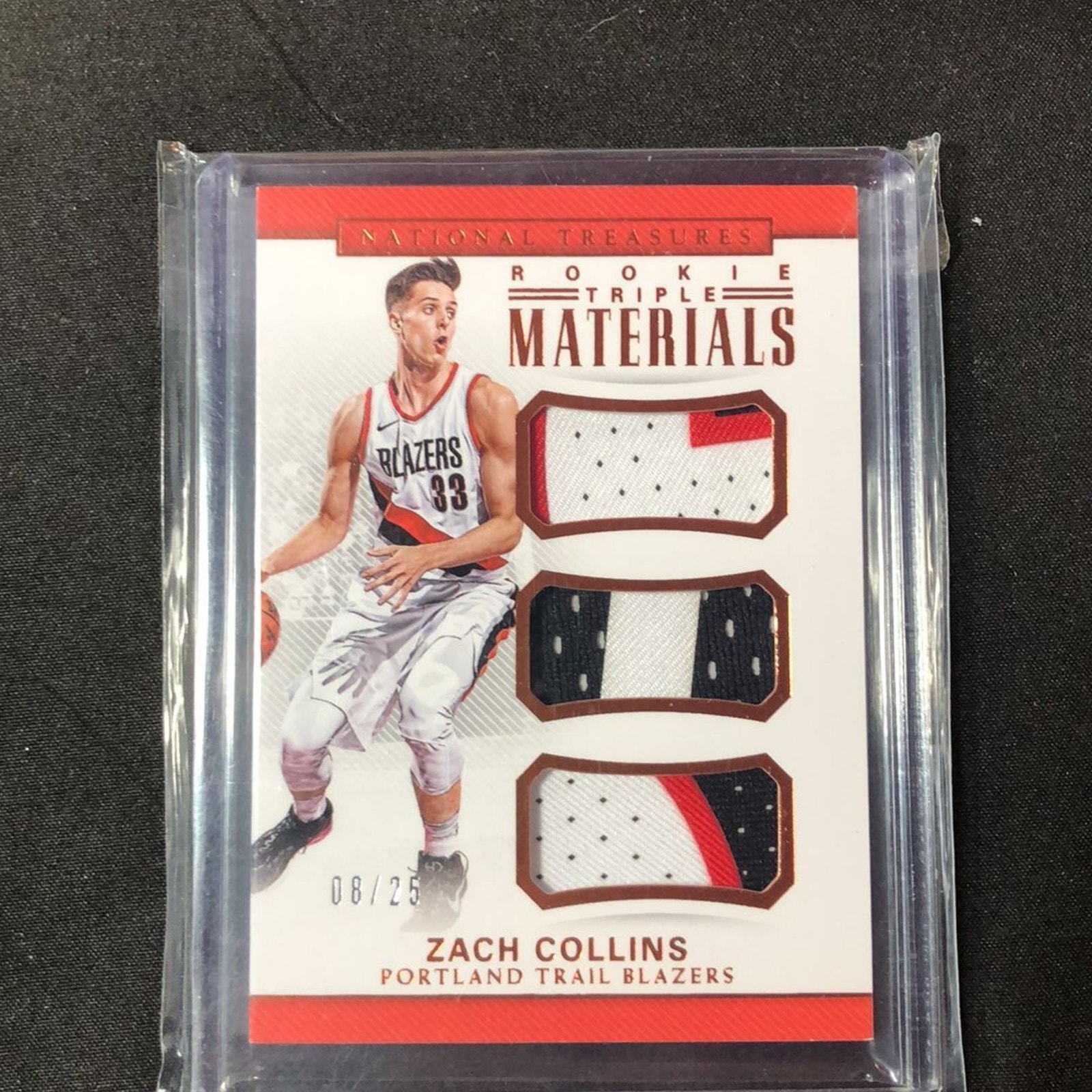 Zach Collins’s NT rookie triple patches 08/25