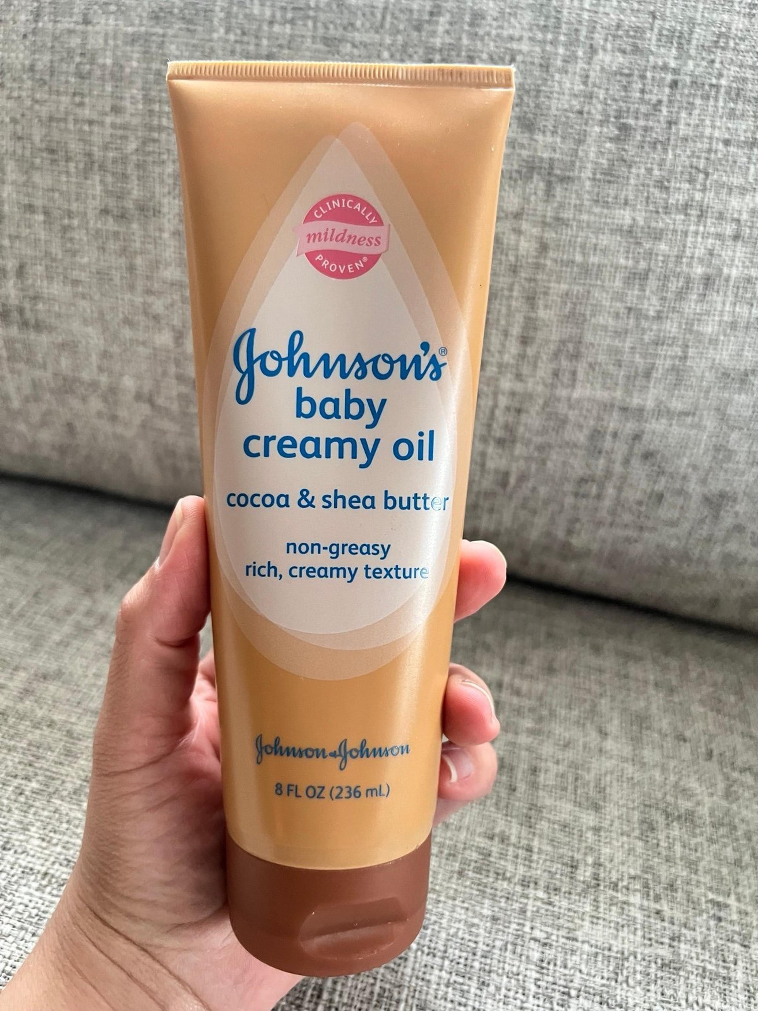 Johnson's Baby Creamy Oil Cocoa Shea Unsealed