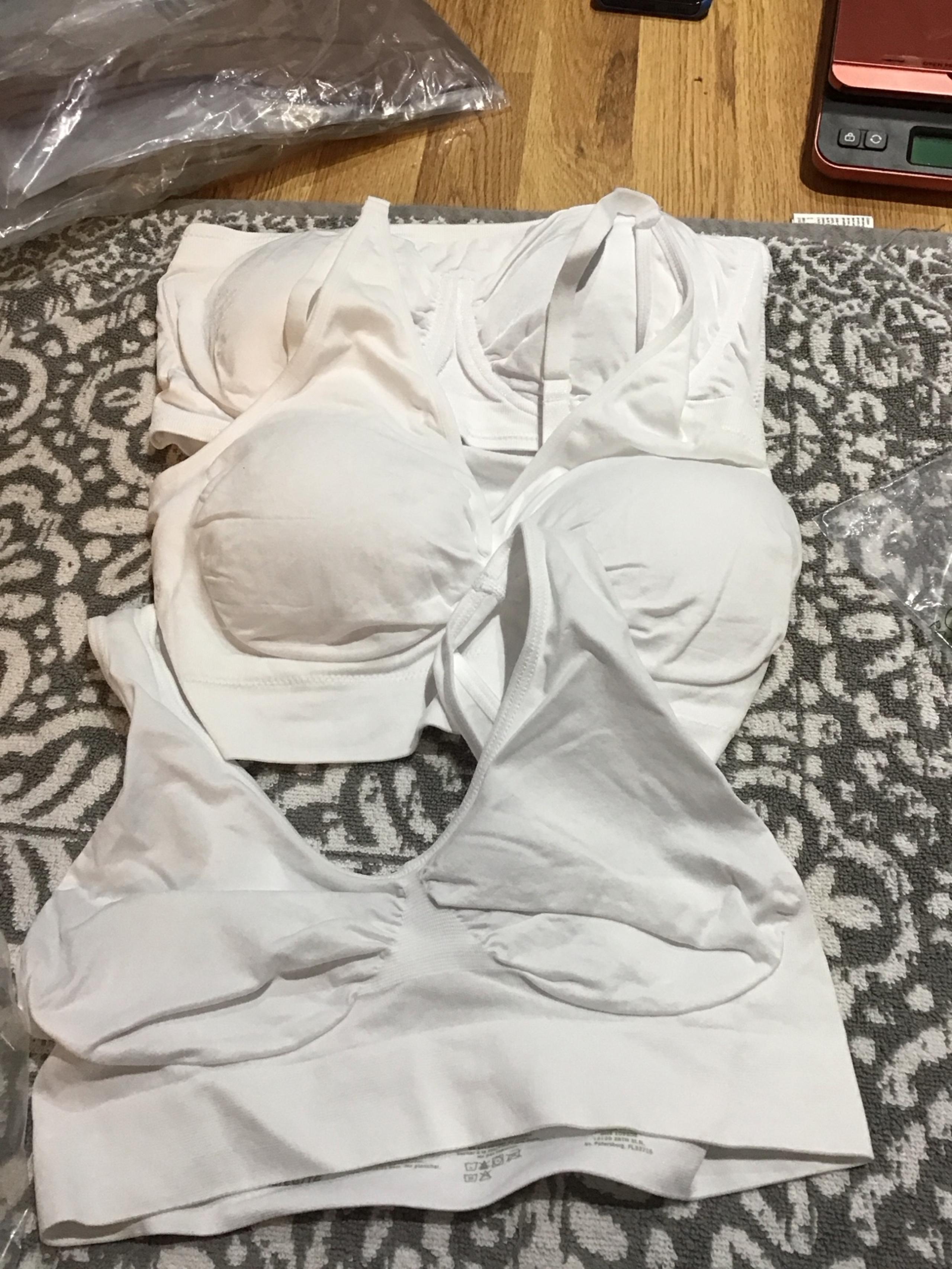 Set of 3 ahh bra variety pack, xl, bandeau, 2 with straps, wirefree - Rhonda Shear