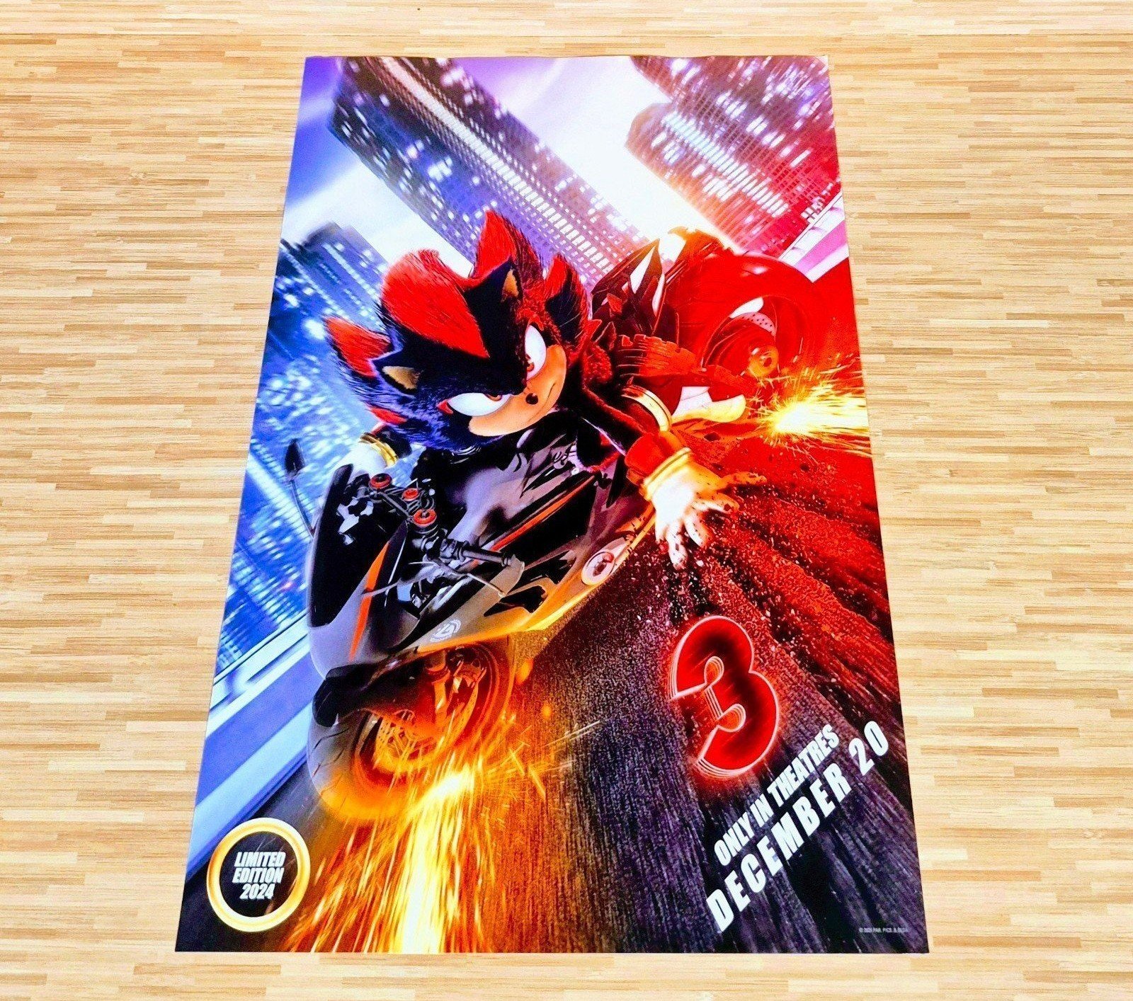New!!! Sonic The Hedgehog 3: Movie Poster