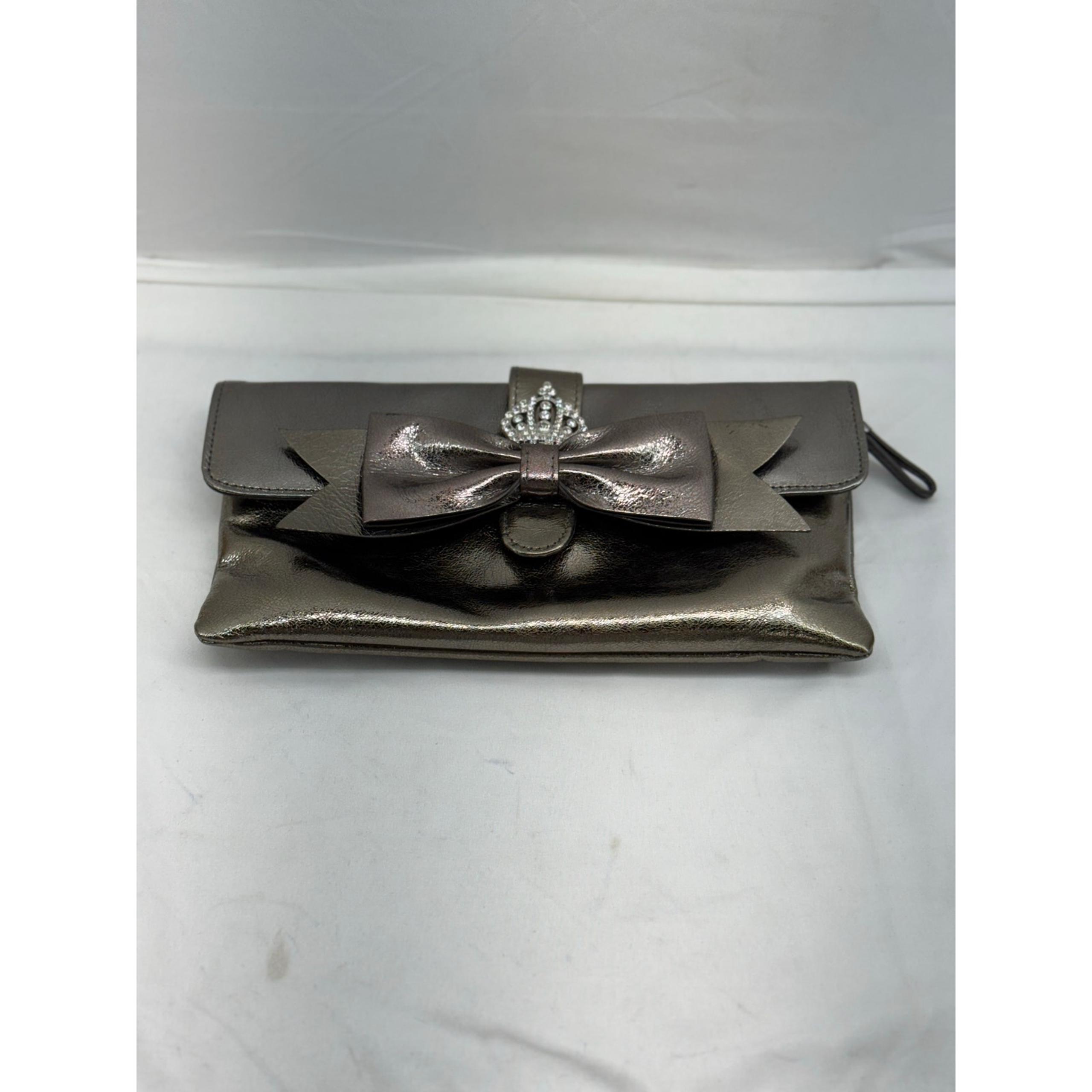 My Flat In London metallic evening bag clutch