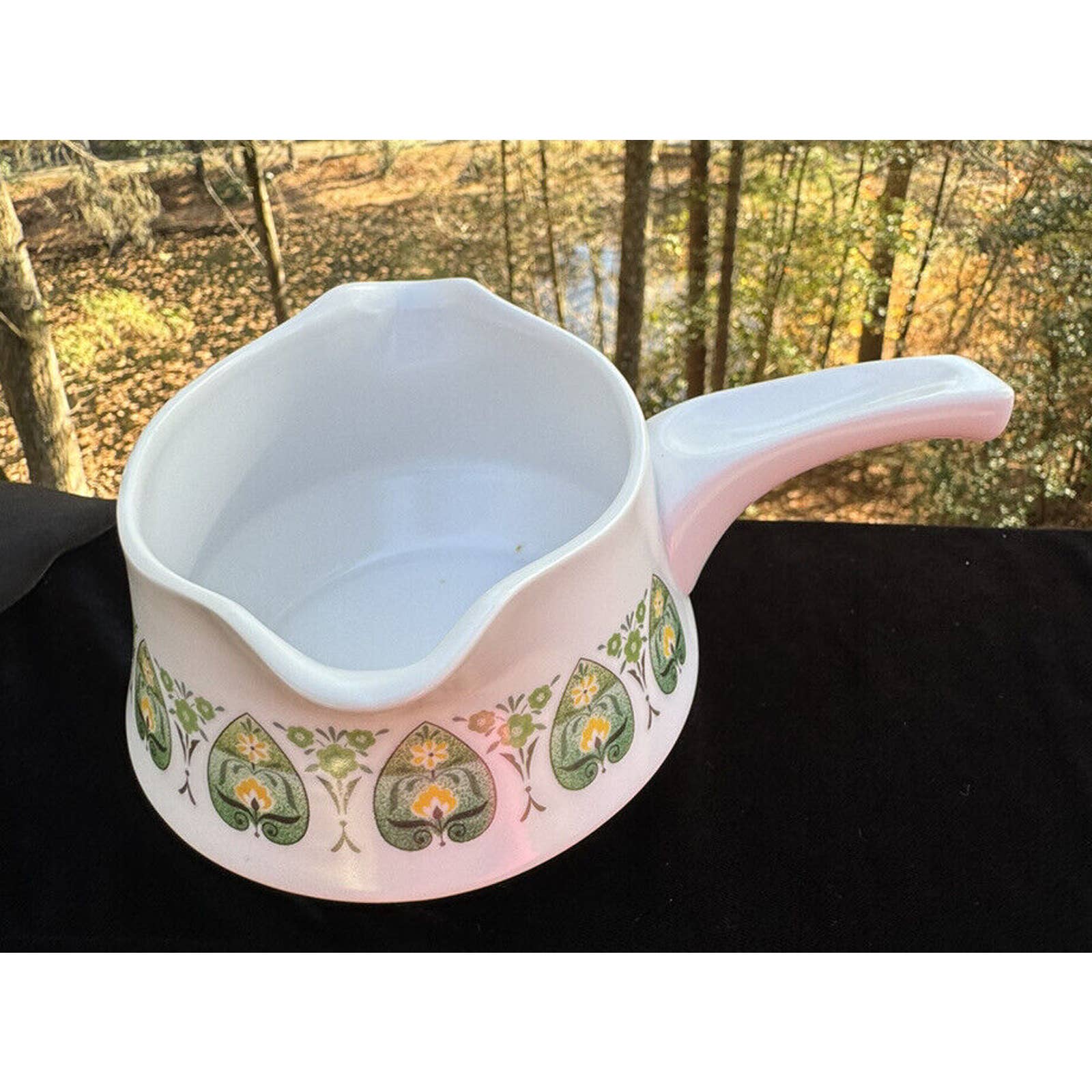 Double Spout Gravy Sauce Boat With Handle Palos Verde 9020 NORITAKE PROGRESSION