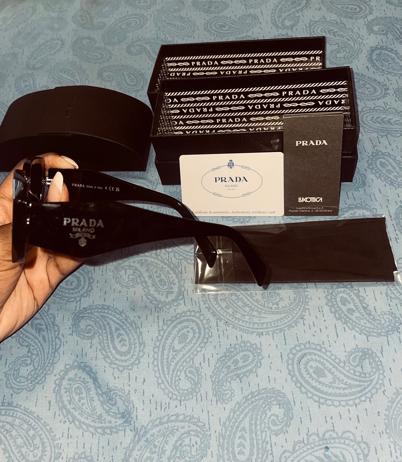 Black Prada sunglasses