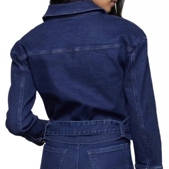 Good American belted denim Jacket size 3