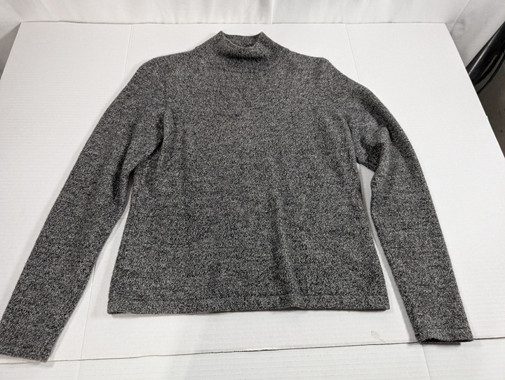 Country Shop Cashmeres long sleeve turtleneck 100% Cashmere gray small