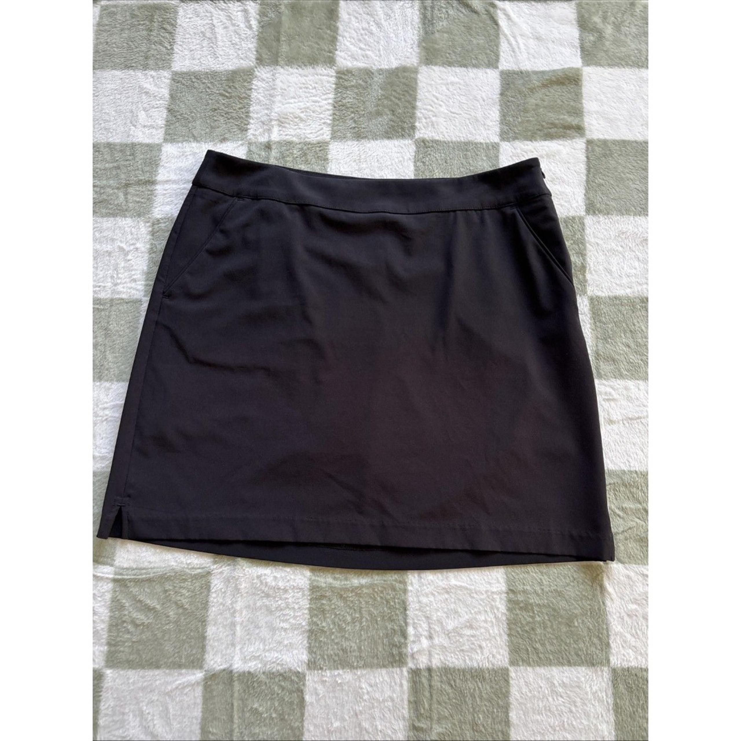 Greg Norman Women’s M/10 Black Play Dry Black Athletic Skort Golf / Tennis