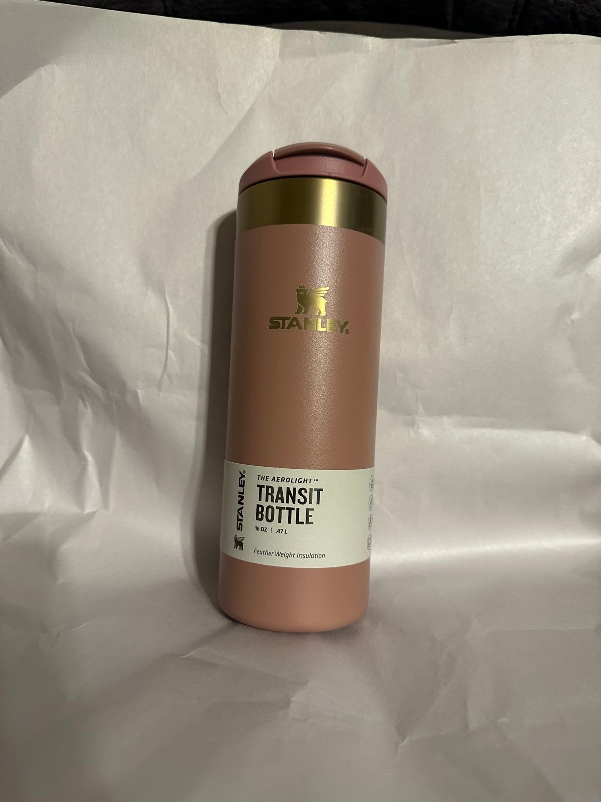 Stanley the Aerolight Antique Pink Transit bottle 16oz brand new