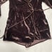 New Free People Viola Velvet Long Sleeve Brown Romper Size S