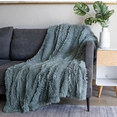 TOONOW Faux Fur Throw Blanket50''x60''Ultra Soft and FluffyCozy Fuzzy