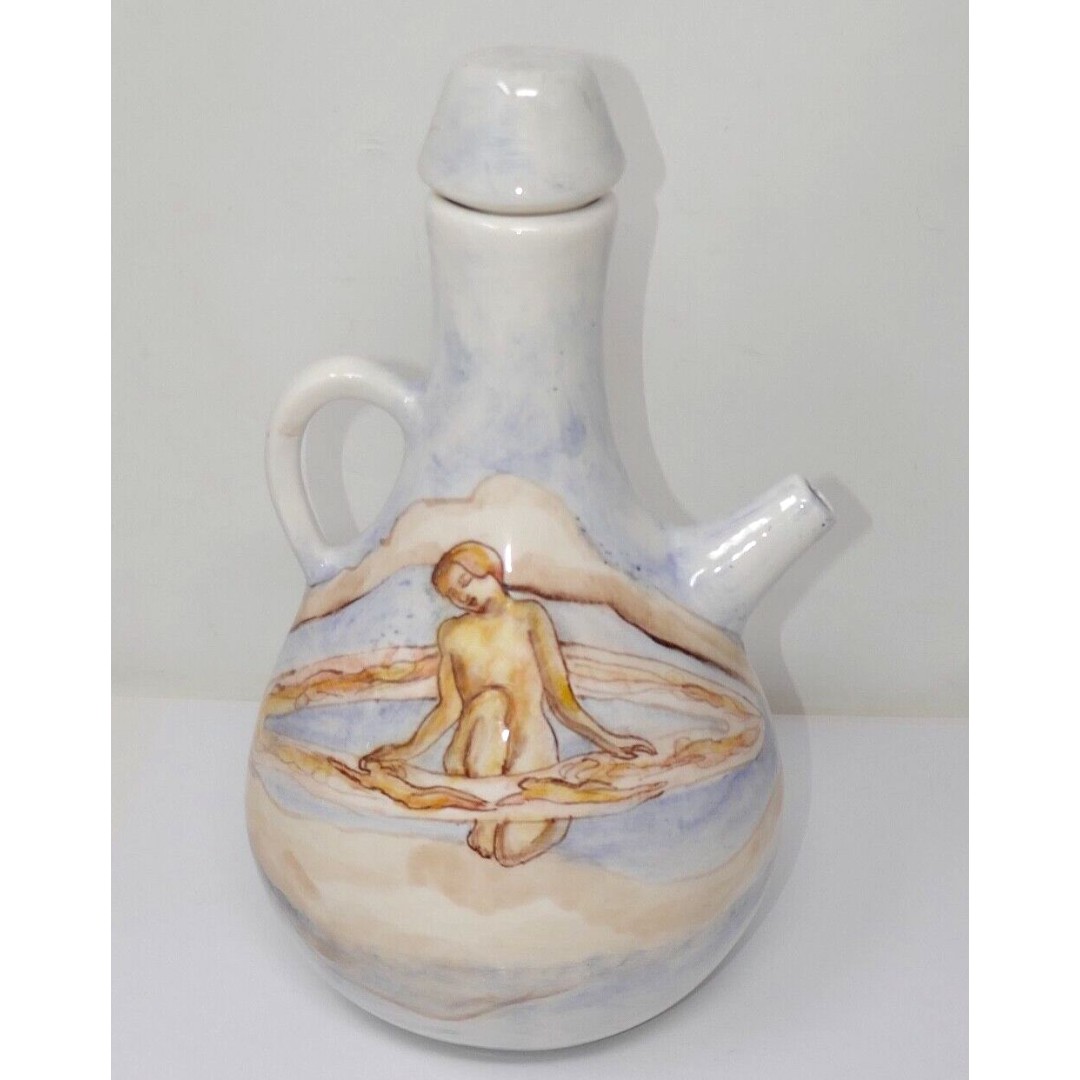 Vintage Ceramic Tea Pot Pitcher Decanter RARE