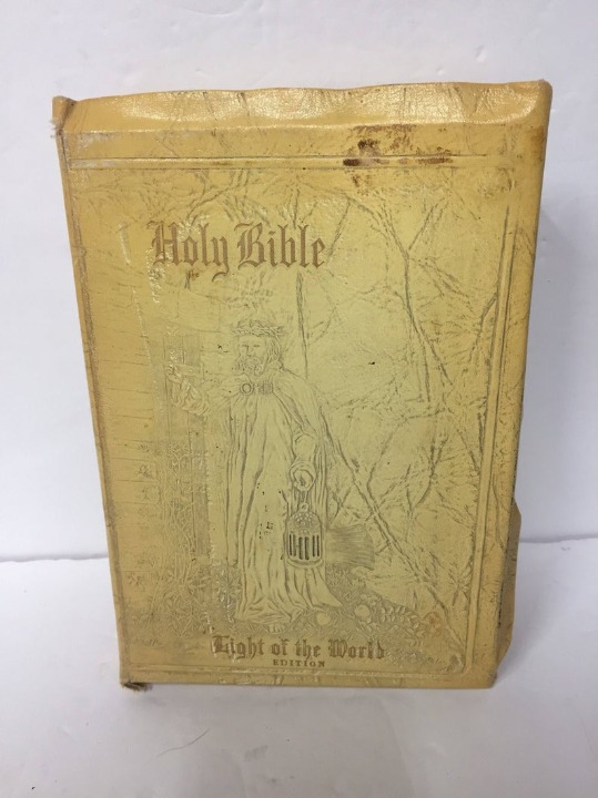 Vintage Holy Bible Light of the World