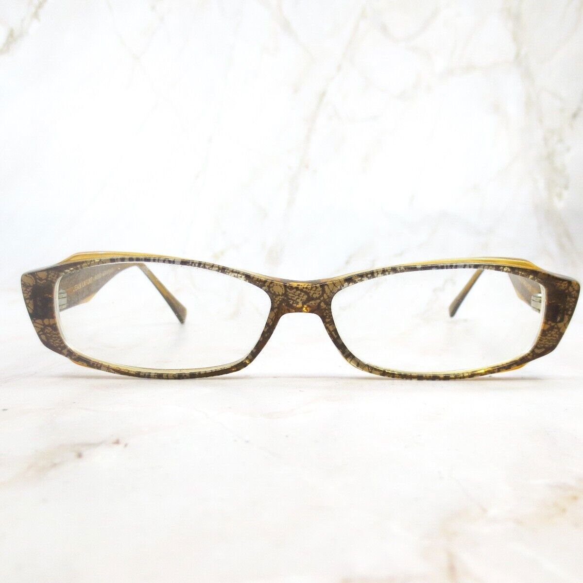 Jean Lafont Celadon 347 Eyeglasses Frame Womens Brown Plastic Full Rim 55-13-140