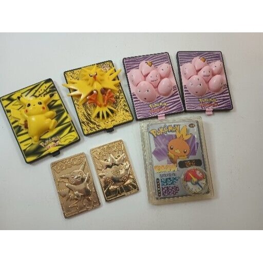 Pokemon 2000 Power Cards/24K Gold Cards Burger King Kids/Wendys Toys
