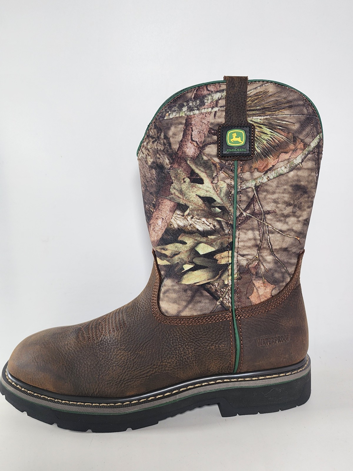 John Deere SKECHERS Waterproof Rowood Moss Burrow Boots 256021 Size 11.5
