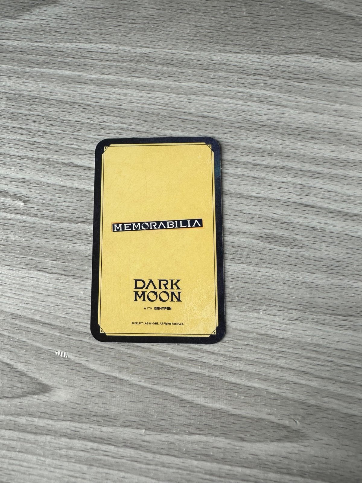 Enhypen Dark Moon Memorabilia Niki Moon photocard | Mercari