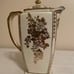 ANTIQUE HANDPAINTED NIPPON CHOCOLATE TEA POT GOLD MORIAGE PORCELAIN SIGNED RARE
