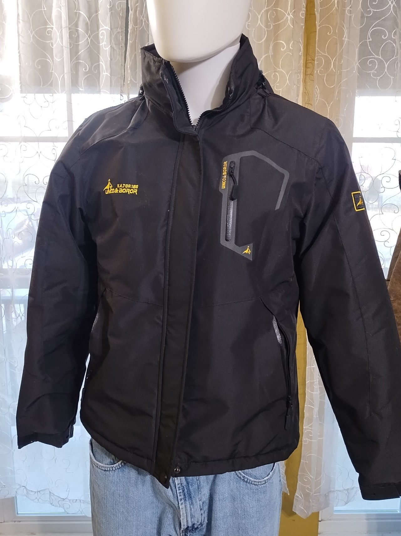 Men's Moerdeng Hooded Fur-Lined Waterproof Ski Jacket M