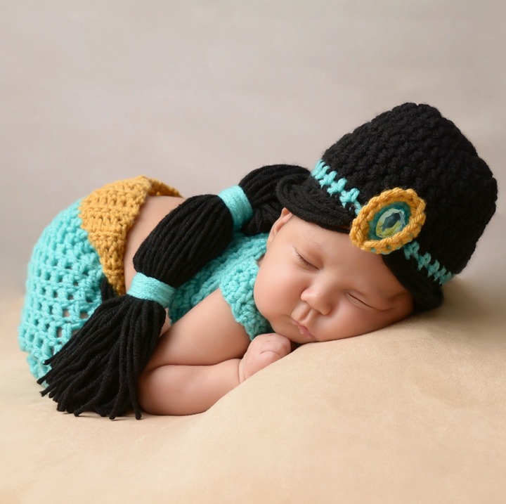 Crochet Baby Princess Jasmine Costume Disney Baby Disney Princess Photo Prop