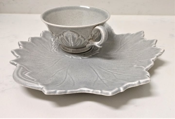 Mid-Century Steubenville Tea & Toast Set, Dove Grey