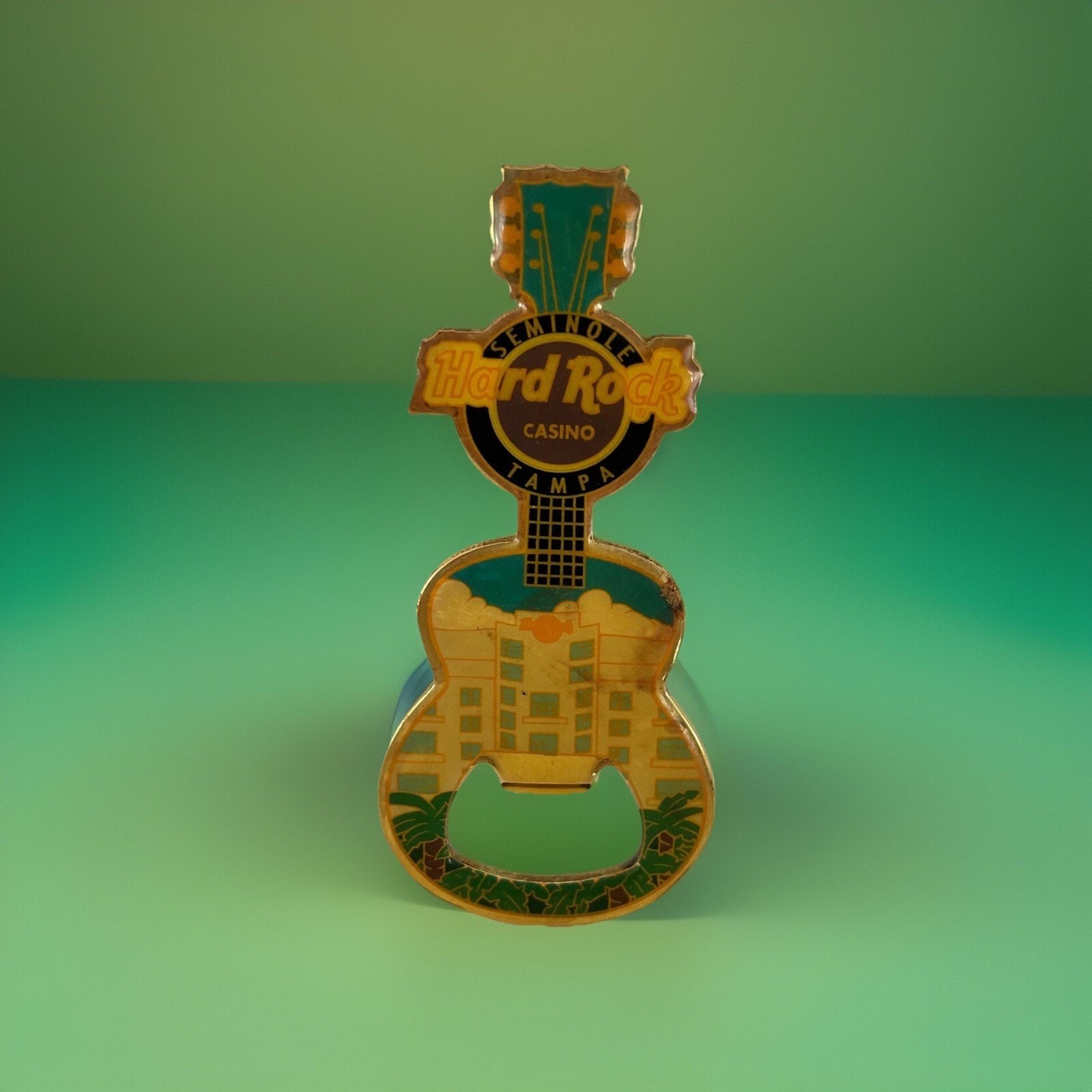 Hard Rock Cafe magnet Tampa Hotel Casino Pincraft Guitar Bottle Opener series