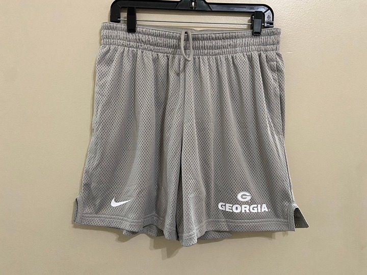 Nike UGA Georgia Bulldogs Football Team Issue Practice Mesh Shorts Men M NEW