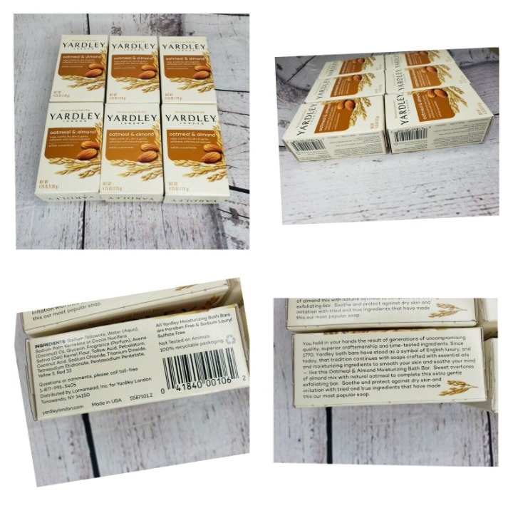 6 Yardley London Oatmeal & Almond Soap