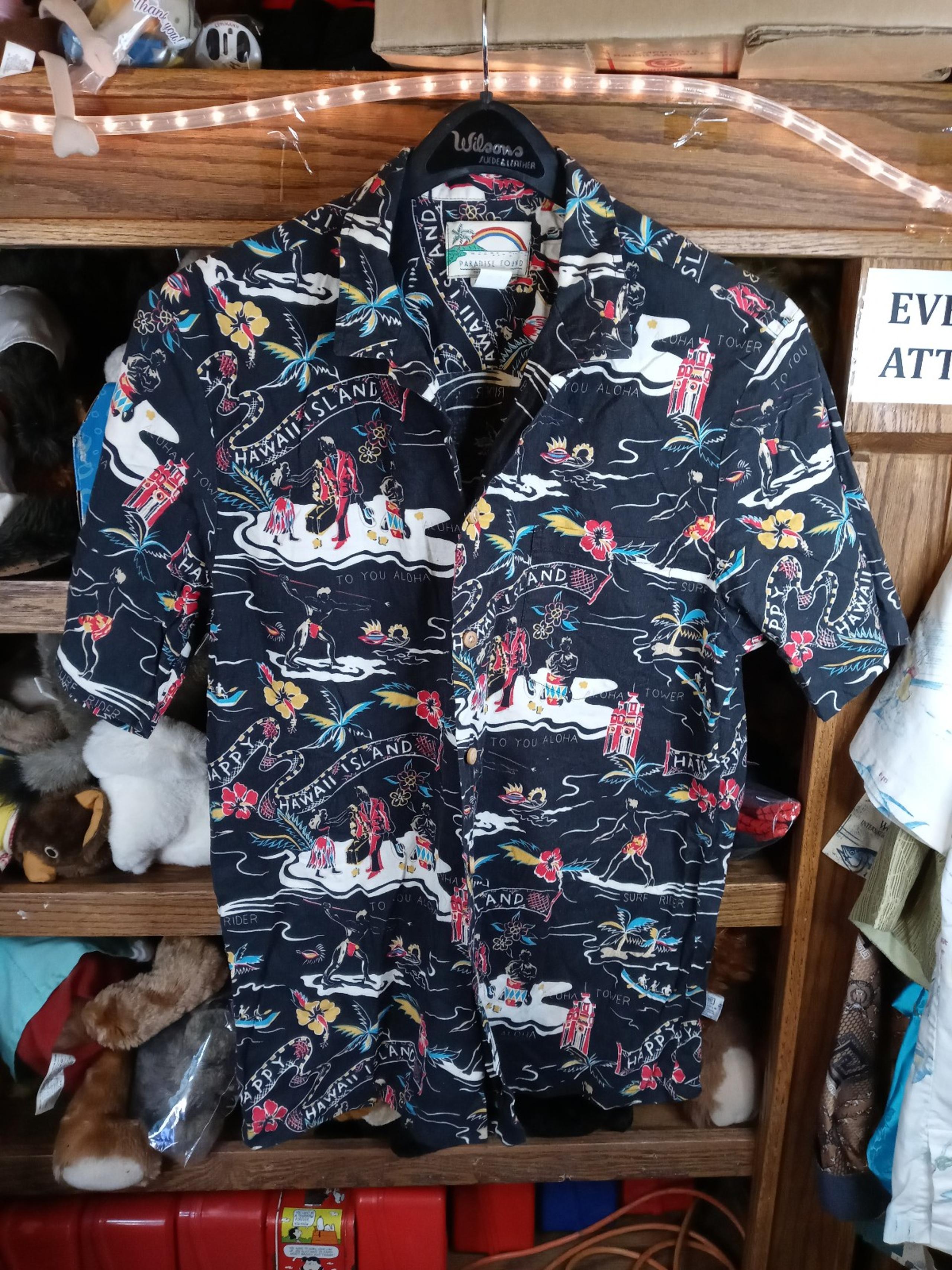 Paradise Found Cotton Hawaiian Shirt (XL)