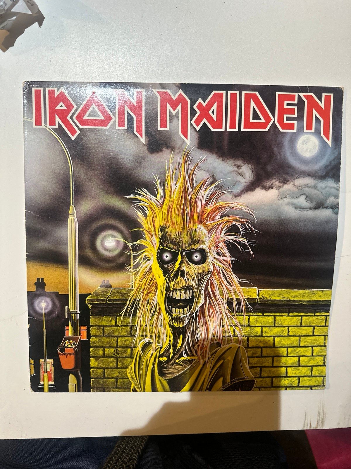 Iron Maiden Self Titled Vinyl LP Record ST-12094 1980 Good Condition