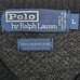 Polo Ralph Lauren Sweater Mens Large Merino Wool Gray Black V Neck