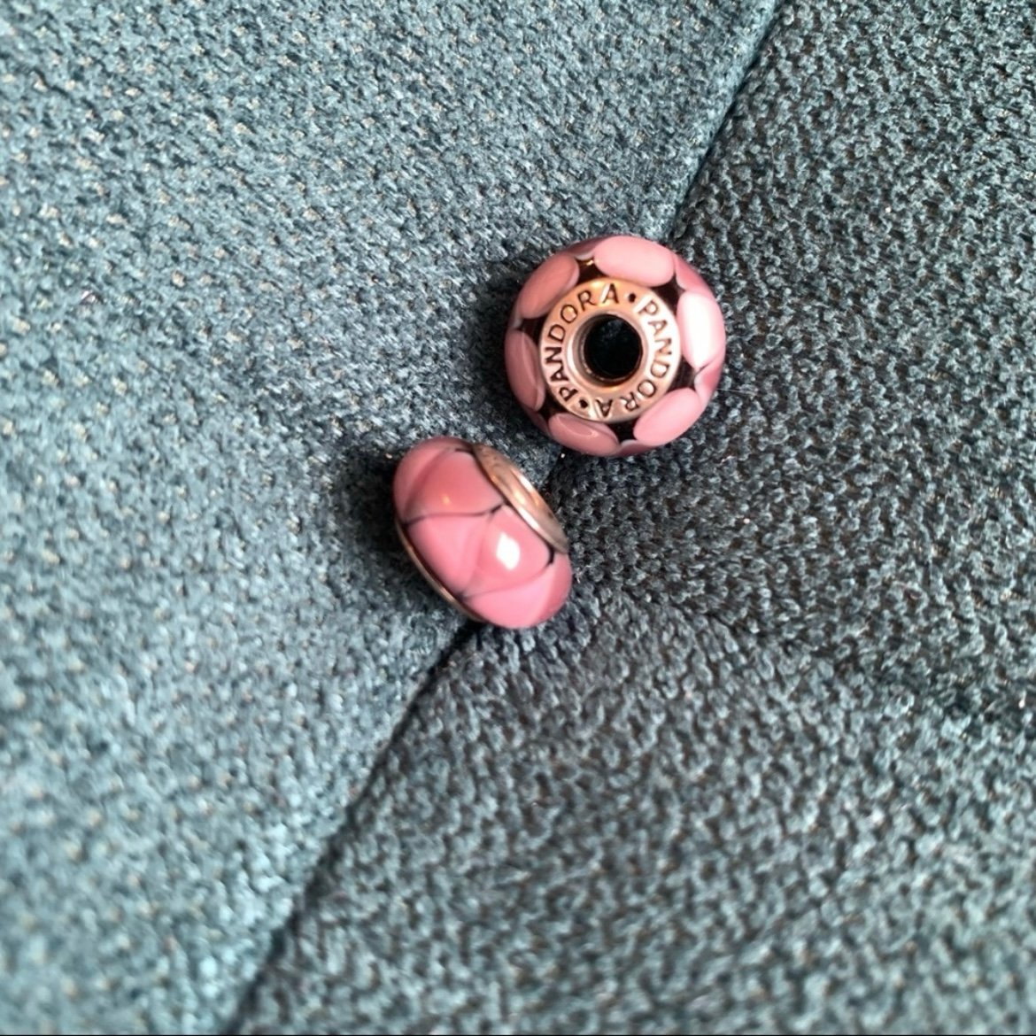 Pandora purple murano charms