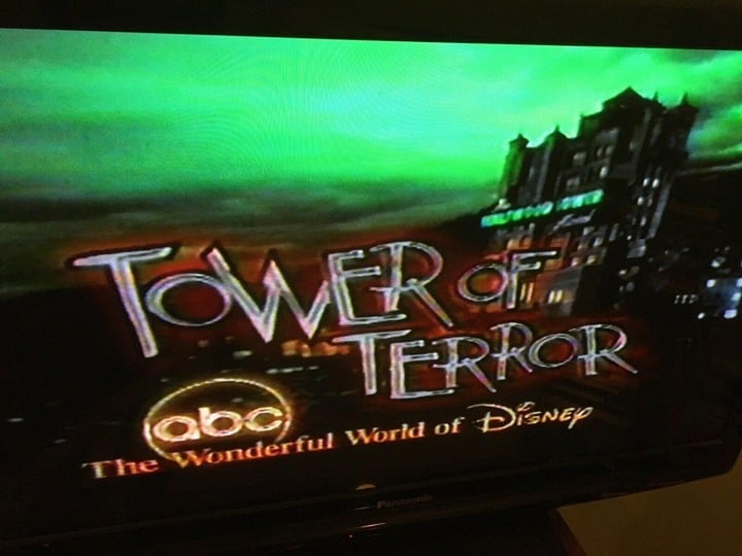 Tower of Terror Disney 1997 ABC with Commercials Halloween Horror VHS Blank