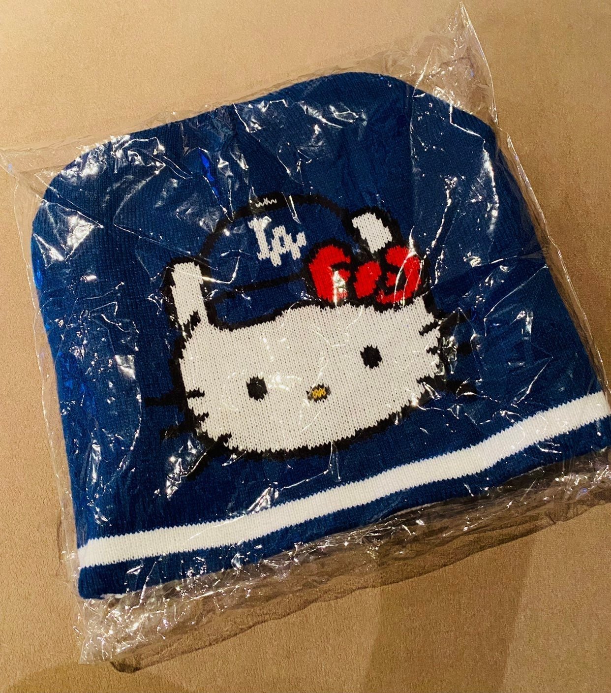 Hello Kitty x LA Dodgers beanie