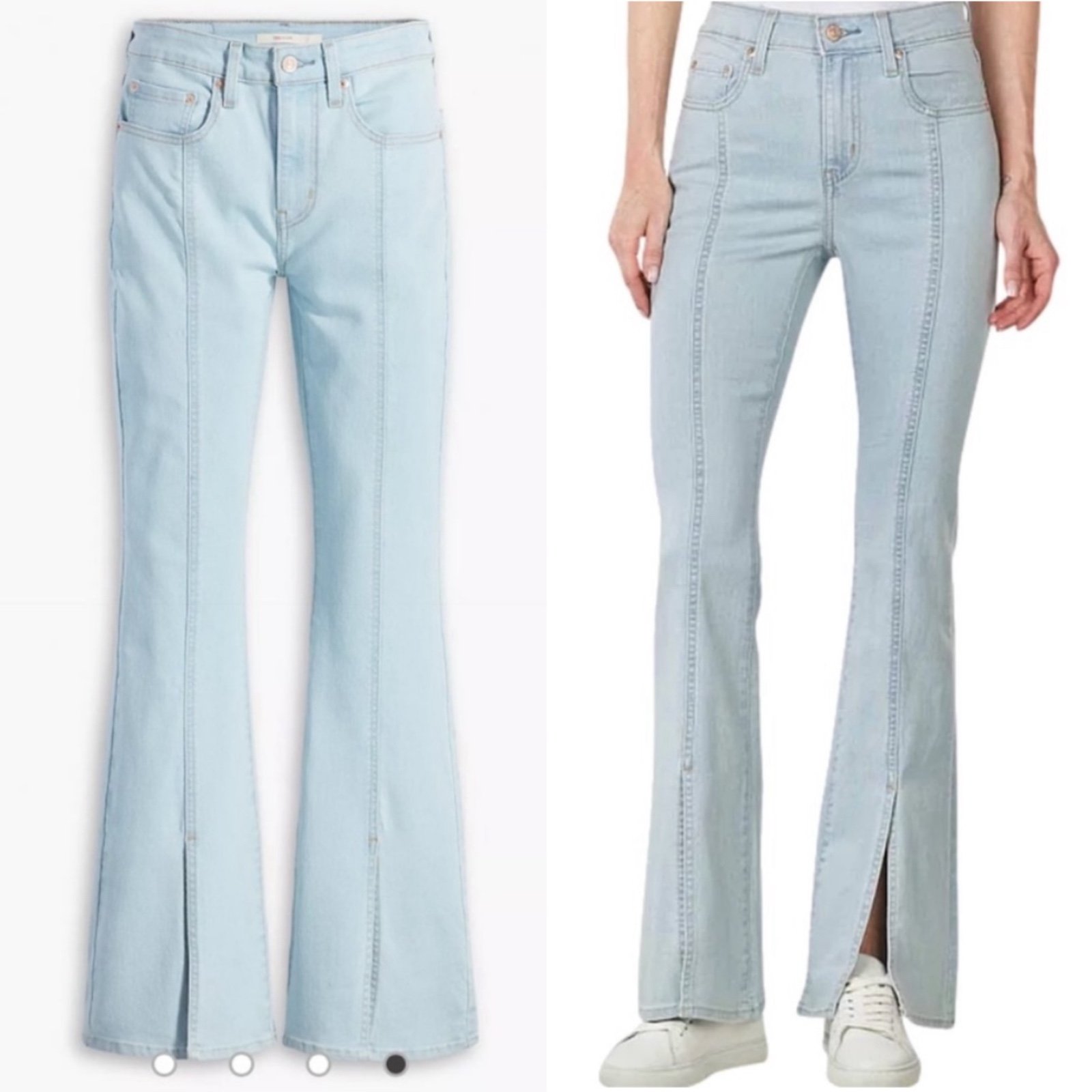 Levi’s 726 HIGH RISE FLARE SPLIT HEM WOMEN'S JEANS