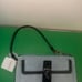 Coach Vintage Womens Suede Leather Trim Zip Closure Wristlet Bag Blue Black NWT