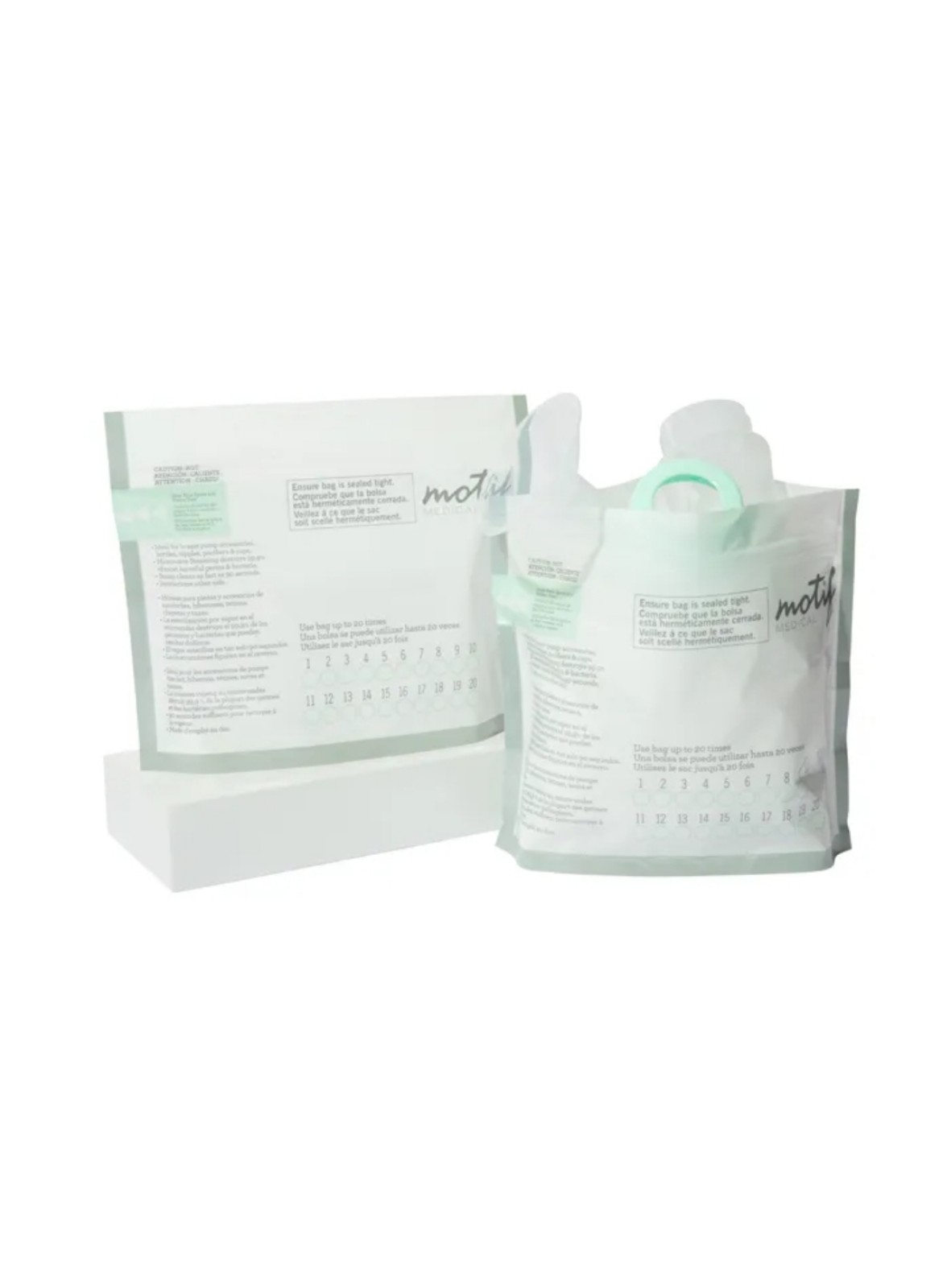 12 Packs of Motif Medical Micro-Steam Sterilizer Bags